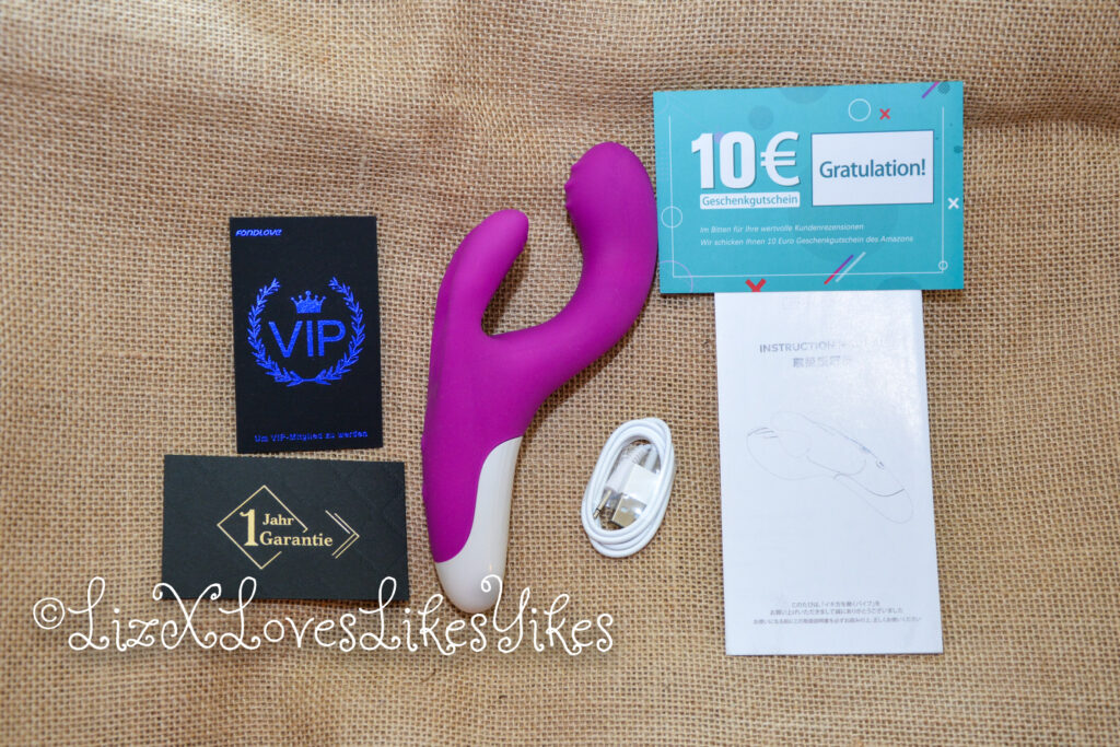 BestVibe G-Spot Rabbit Vibrator 3 Motors Clitoral And Vaginal Stimulator Review by LizX Loves Likes Yikes The full set
