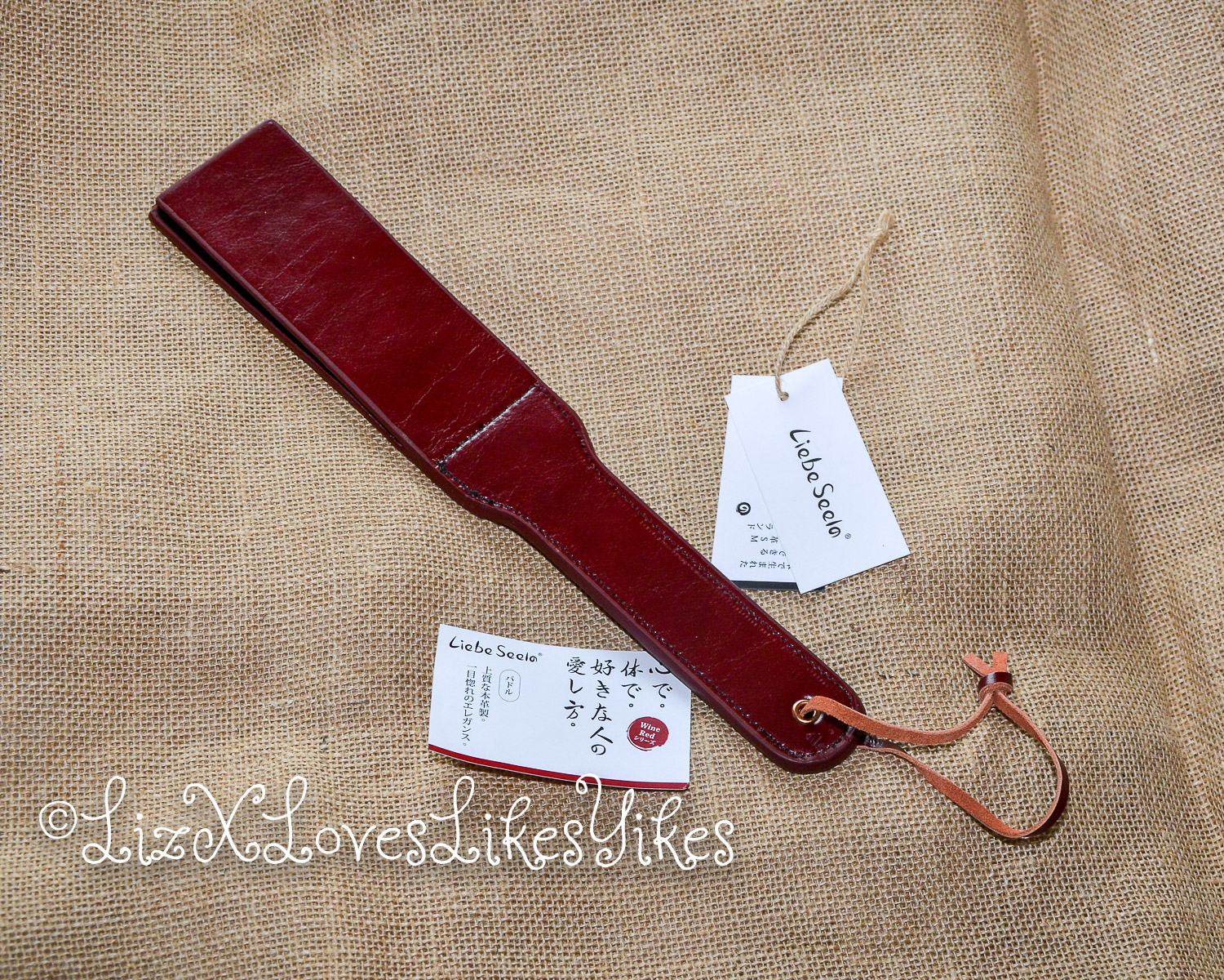 Review of Liebe Seele Wine Red – Leather Split Tawse Paddle