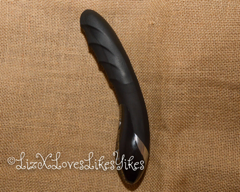 Review of Sizzling Simon, an E-stim vibrator by Mystim Copyright Liz BlackX