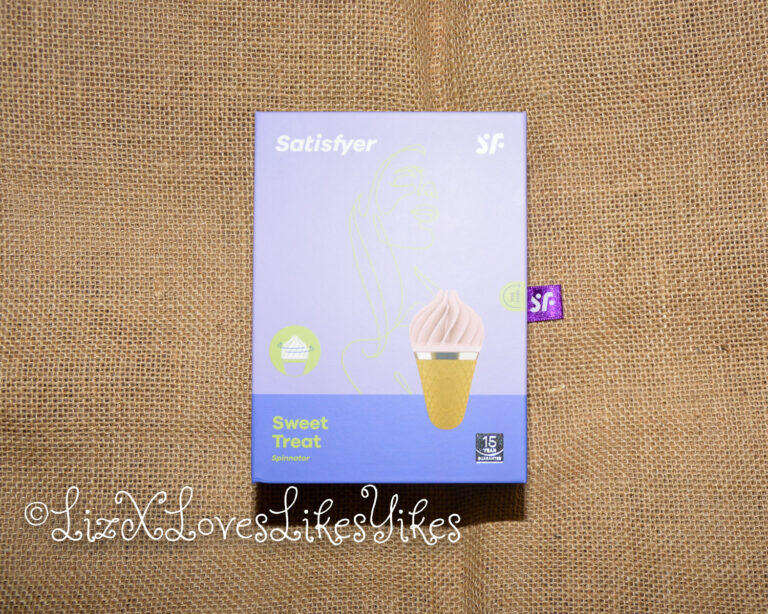 Review of Satisfyer Sweet Treat LayonVibrator Copyright Liz BlackX
