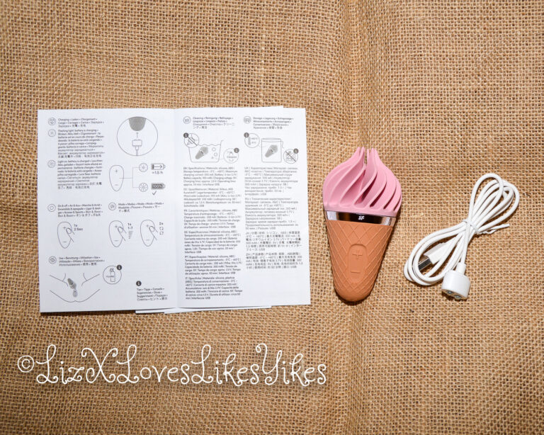 Review of Satisfyer Sweet Treat LayonVibrator Copyright Liz BlackX