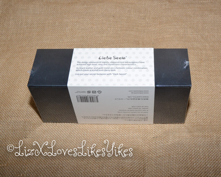 Review of Liebe Seele Dark Secret Deluxe Curved Collar with Chain Leash and Lock Copyright Liz BlackX
