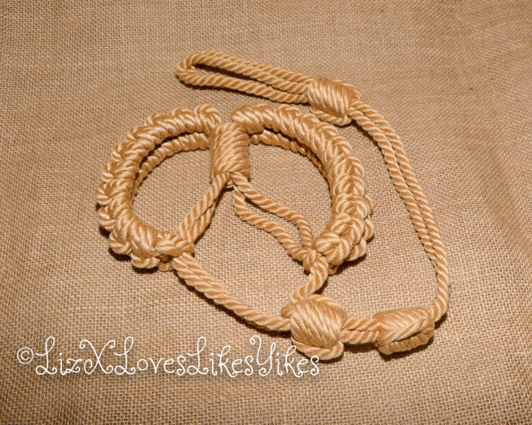 Review of Liebe Seele Bound You Ⅱ Shibari Bondage Rope Wrist Cuffs and Lead Copyright Liz BlackX