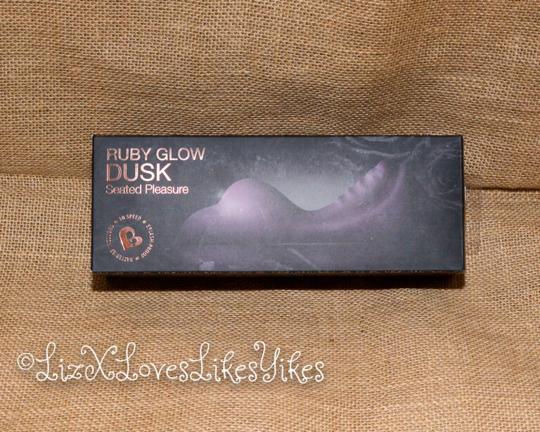 Review of Ruby Glow Ride On External Hands-Free Vibrator Copyright Liz BlackX