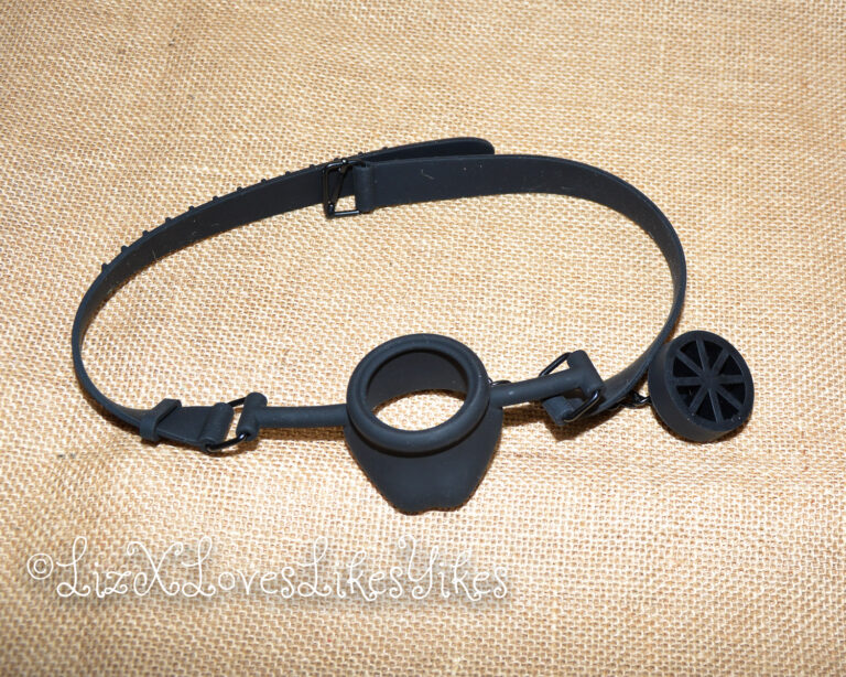 Review of the Calexotics Scandal Silicone Stopper Gag Copyright Liz BlackX