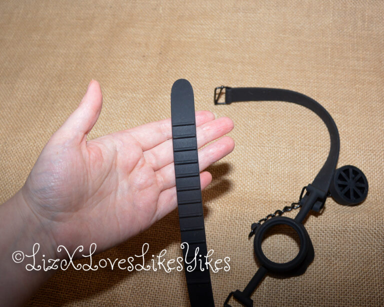 Review of the Calexotics Scandal Silicone Stopper Gag Copyright Liz BlackX