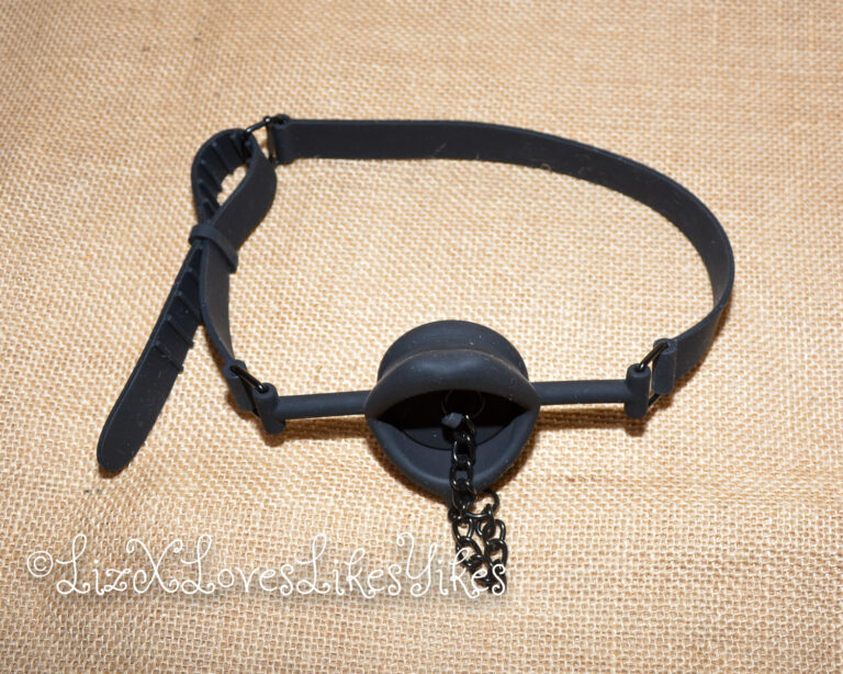 Review of the Calexotics Scandal Silicone Stopper Gag Copyright Liz BlackX