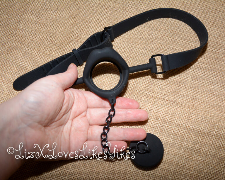 Review of the Calexotics Scandal Silicone Stopper Gag Copyright Liz BlackX