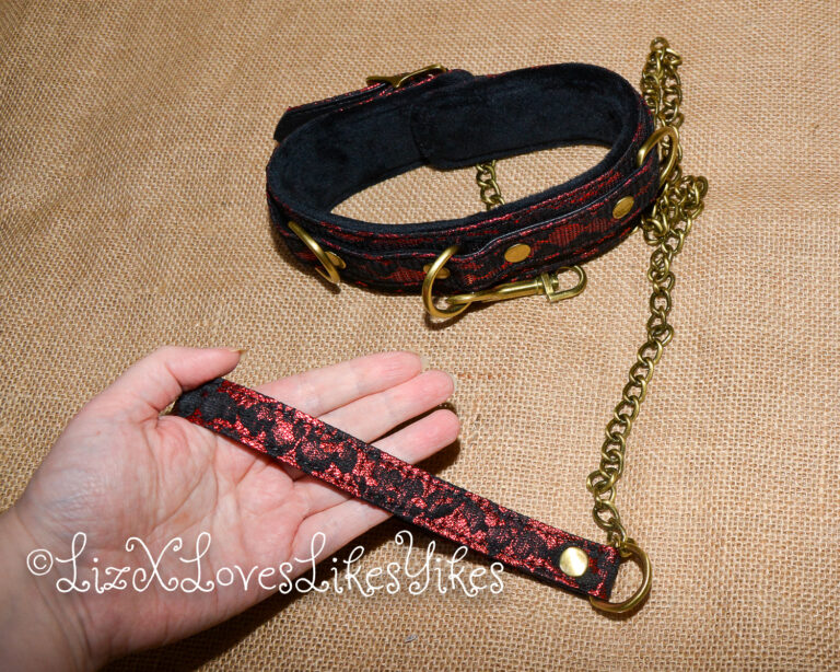 Review of the Liebe Seele Victorian Garden Lace and Velvet Collar with Chain Leash