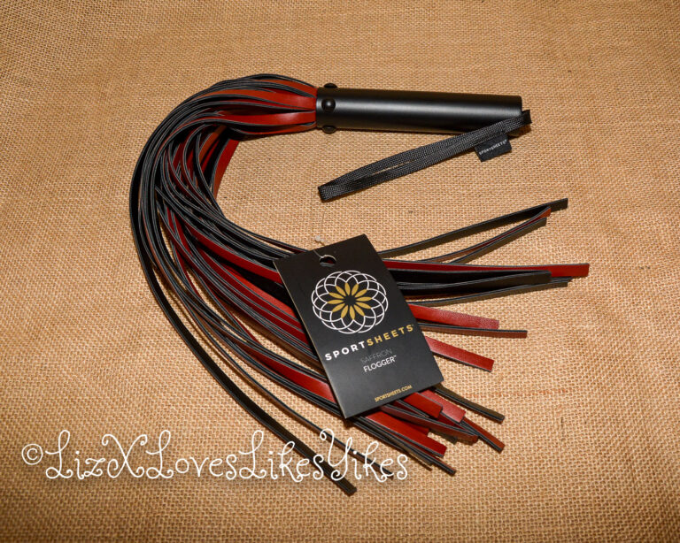 Review of the Saffron Flogger by Sportsheets Copyright Liz BlackX