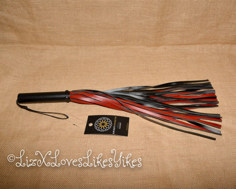 Review of the Saffron Flogger by Sportsheets Copyright Liz BlackX