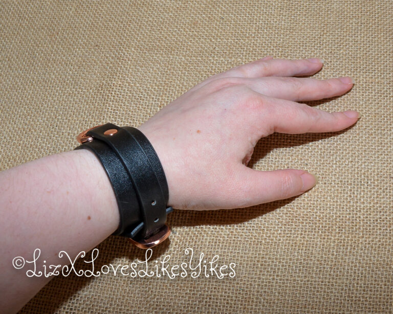 Review of Bondage Couture Vegan Leather Wrist Cuffs Copyright Liz BlackX