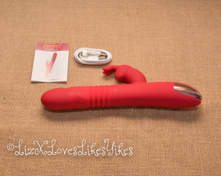 Review of Bumpy Bunny Thrusting Vibrator by Bombex.com Copyright Liz BlackX