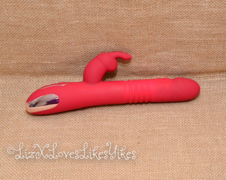 Review of Bumpy Bunny Thrusting Vibrator by Bombex.com Copyright Liz BlackX