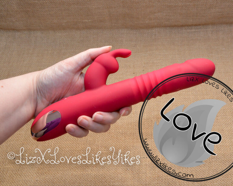 Review of Bumpy Bunny Thrusting Vibrator by Bombex.com Copyright Liz BlackX