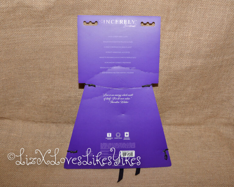 Review of Sincerely Sportsheets Lace Corset Arm Cuffs Copyright Liz BlackX