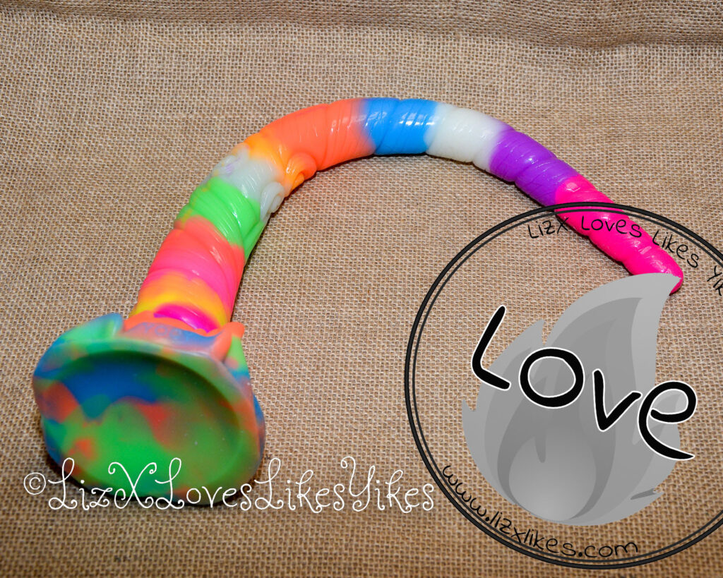 End verdict: Love Review of the Depth Training Unicorn Tentacle Anal Dildo Luminous BigShocked.com Copyright Liz BlackX