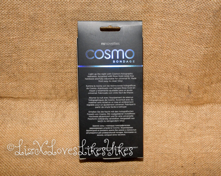 Review of the Cosmo Bondage Holographic Flogger Copyright Liz BlackX