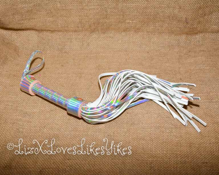 Review of the Cosmo Bondage Holographic Flogger Copyright Liz BlackX
