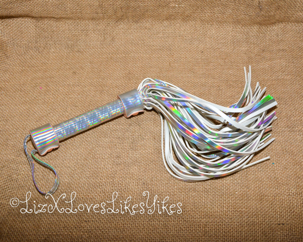 Review of the Cosmo Bondage Holographic Flogger Copyright Liz BlackX