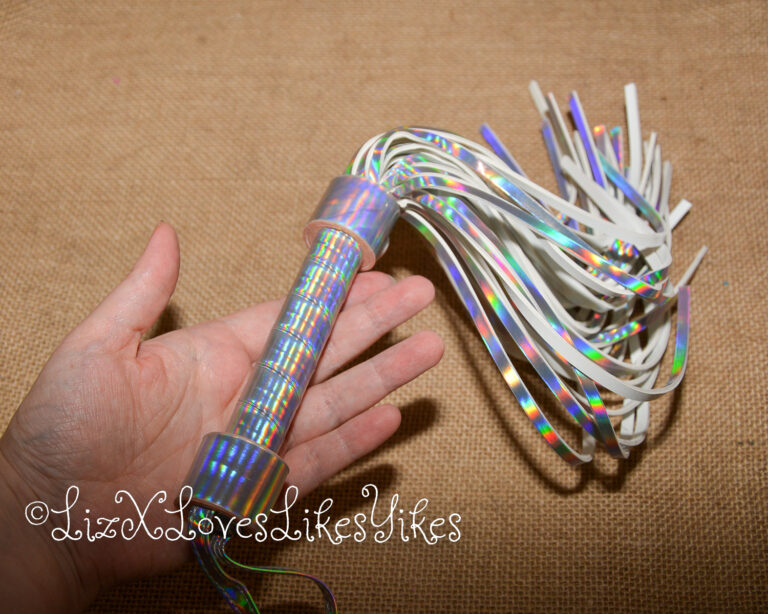 Review of the Cosmo Bondage Holographic Flogger Copyright Liz BlackX