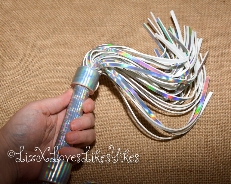 Review of the Cosmo Bondage Holographic Flogger Copyright Liz BlackX
