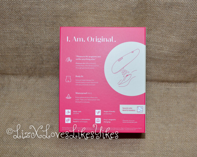 Review of the Womanizer Marilyn Monroe Special Edition Copyright Liz BlackX