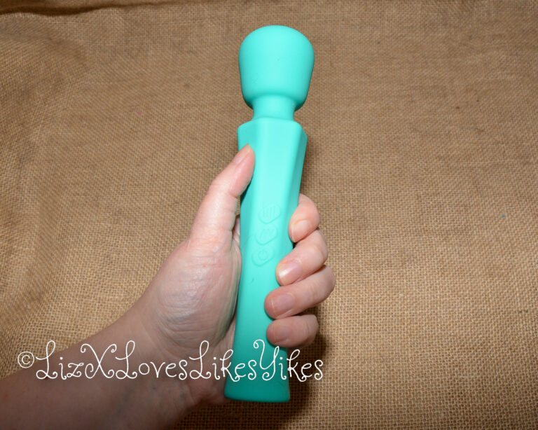 Review of Sweetensity Rechargeable Silicone Wand Vibrator Copyright Liz BlackX