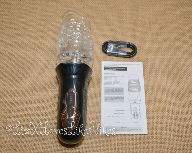 Review of the Bestvibe Upgrade Monica Rotating Vibrating Blowjob Masturbator Copyright Liz BlackX