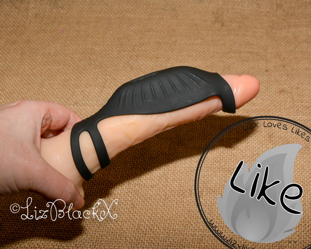 Review of The Rocketeer Vibrating Penis Enhancer Sheath Sponsored by BettysToyBox.com Copyright LizBlackX