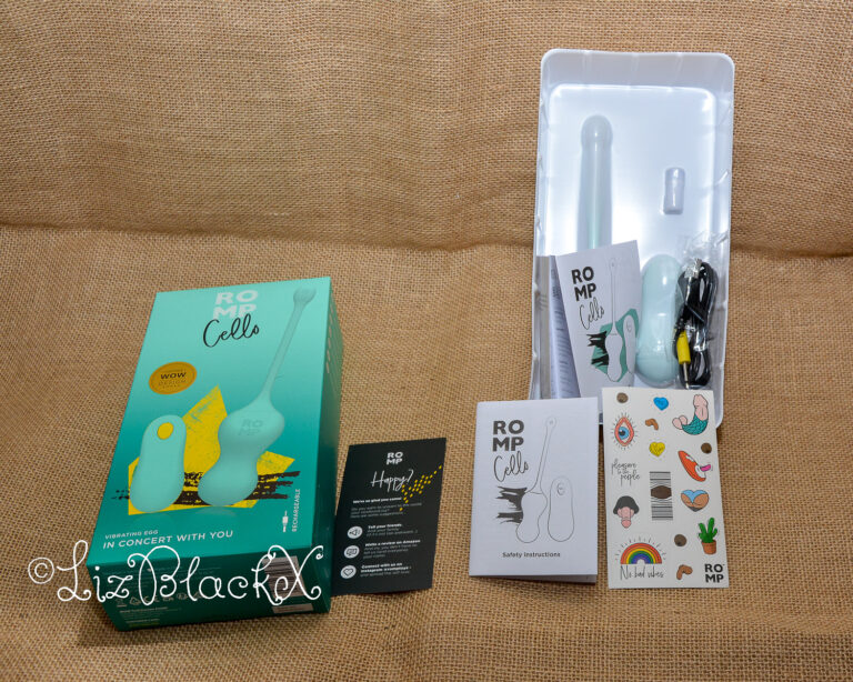 Review of the Cello Vibrating Egg by Romp Toys Copyright Liz BlackX
