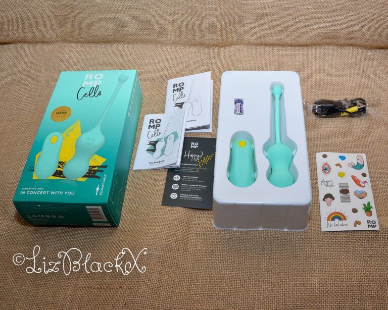 Review of the Cello Vibrating Egg by Romp Toys Copyright Liz BlackX