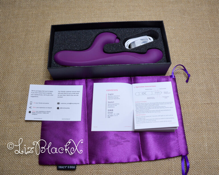 Review of the OG Rabbit 3 in 1 Tapping Vibrator by Tracys Dog Copyright Liz BlackX