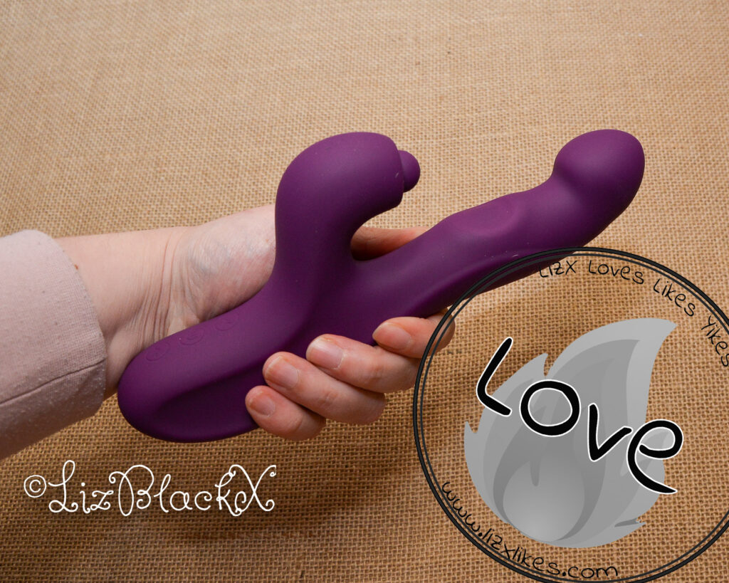 Review of the OG Rabbit 3 in 1 Tapping Vibrator by Tracys Dog Copyright Liz BlackX