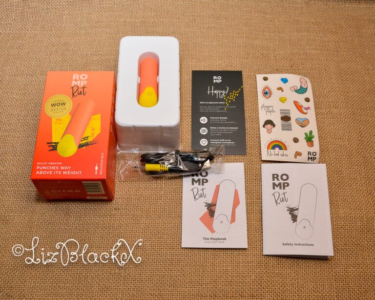 Review of the Riot Mini Bullet Vibrator by Romp Toys Copyright Liz BlackX