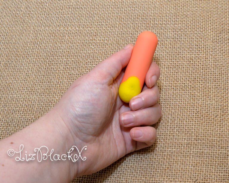 Review of the Riot Mini Bullet Vibrator by Romp Toys Copyright Liz BlackX