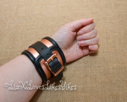 Review of the Rose Gold Memory Wrist Cuffs by Liebe Seele Copyright Liz BlackX