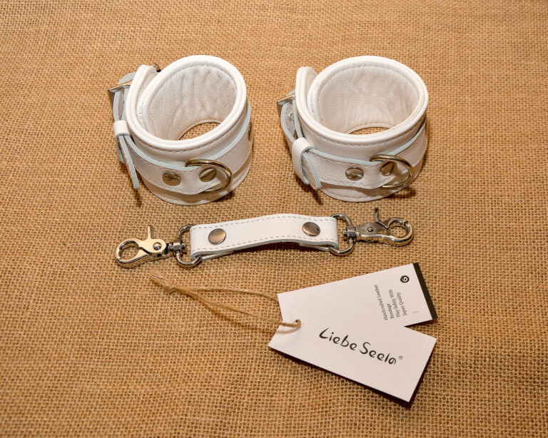 Review of the Fuji White Wrist Cuffs by Liebe Seele Copyright Liz BlackX