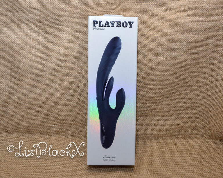 Review of the Playboy Rapid Rabbit Thrusting Vibrator with Flapping Shaft Copyright Liz BlackX