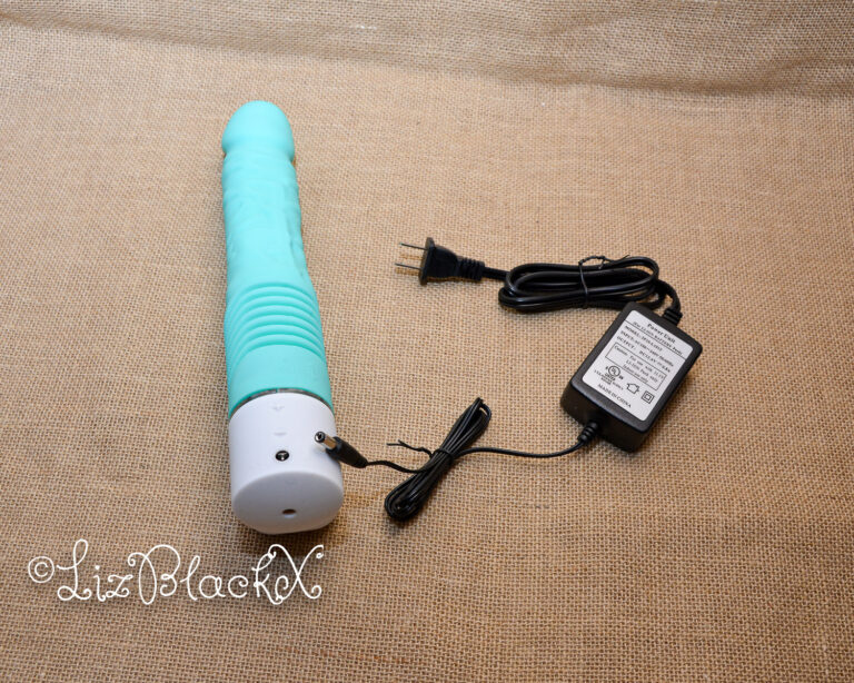 Review of Sammie, a Thrusting Dildo Vibrator by Velvet and the Accessories Pack Copyright Liz BlackX