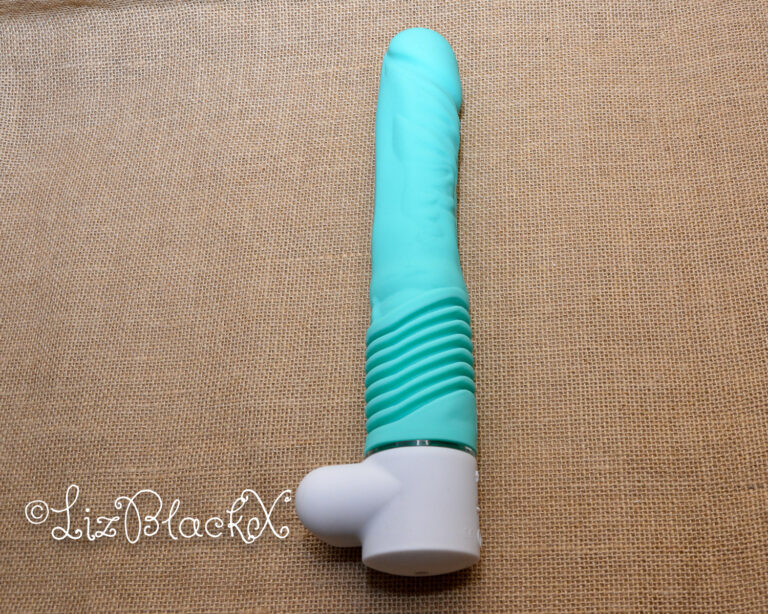 Review of Sammie, a Thrusting Dildo Vibrator by Velvet and the Accessories Pack Copyright Liz BlackX