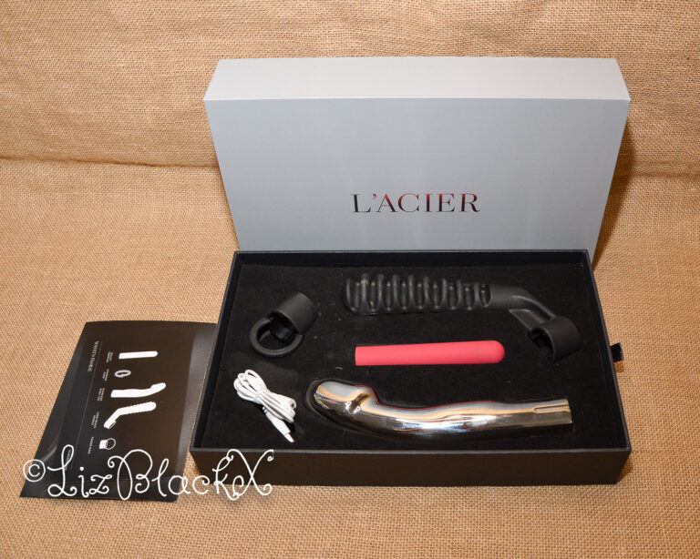 Review of Capo, Vibrating Stainless Metal Dildo by L'Acier Copyright Liz BlackX