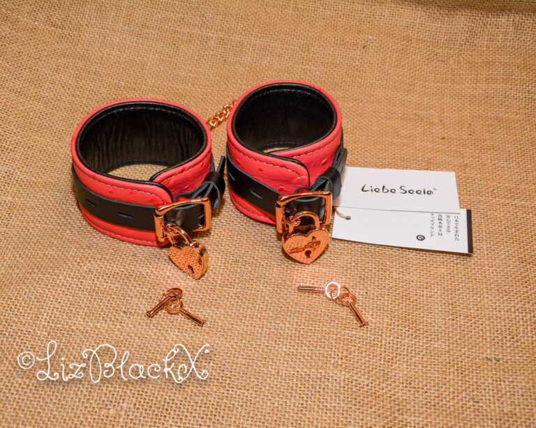 Review of the Angel's Kiss Wrist Cuffs by Liebe Seele Copyright Liz BlackX