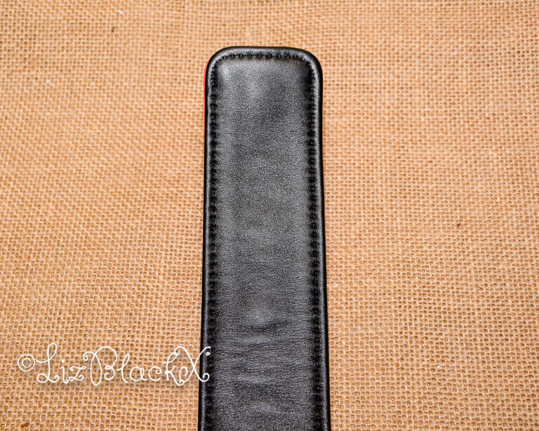 The inside of the cuff. Review of the Angel's Kiss Wrist Cuffs by Liebe Seele Copyright Liz BlackX