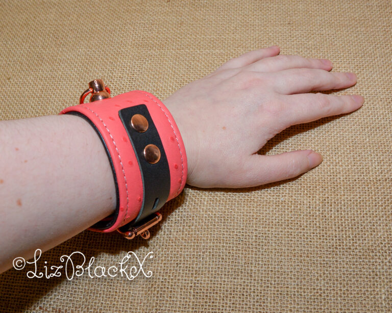 Review of the Angel's Kiss Wrist Cuffs by Liebe Seele Copyright Liz BlackX