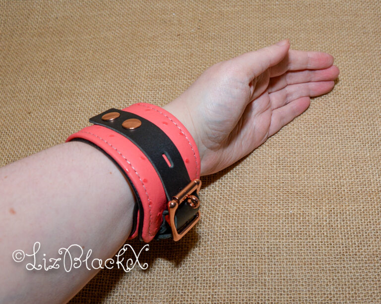 Review of the Angel's Kiss Wrist Cuffs by Liebe Seele Copyright Liz BlackX