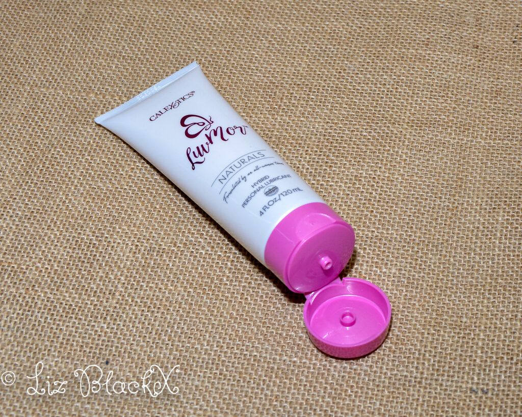 Review of the LuvMor Naturals Hybrid Personal Lubricant 4 fl. oz by Calexotics Copyright Liz BlackX