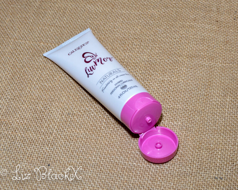 Review of the LuvMor Naturals Hybrid Personal Lubricant 4 fl. oz by Calexotics Copyright Liz BlackX