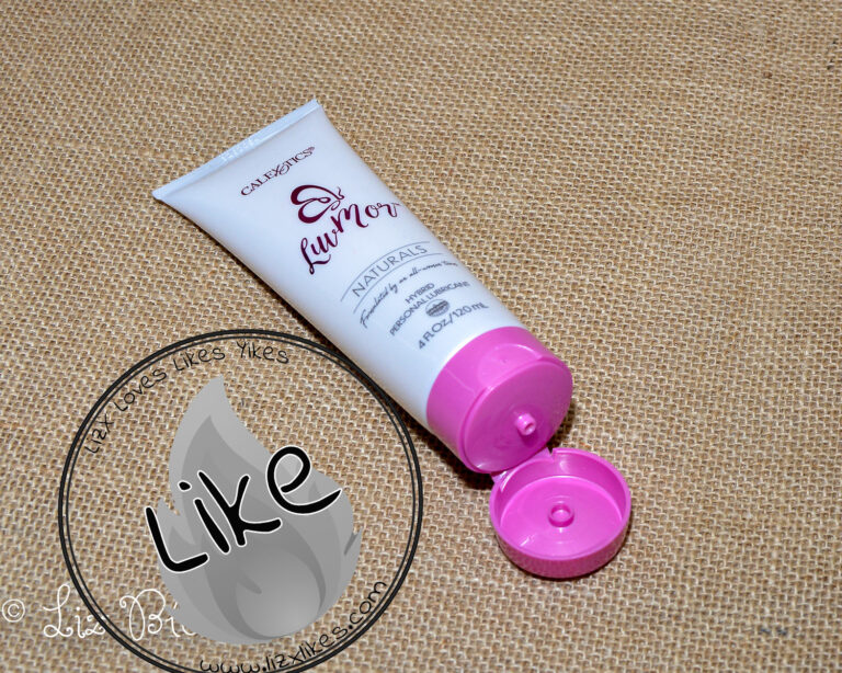 Review of the LuvMor Naturals Hybrid Personal Lubricant 4 fl. oz by Calexotics Copyright Liz BlackX