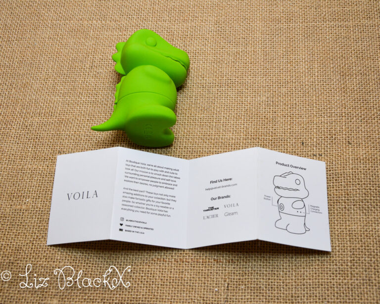 Little Goo Sex Toy Review: Dinosaur-Inspired Clitoral Stimulator with Innovative Design Copyright LizBlackX